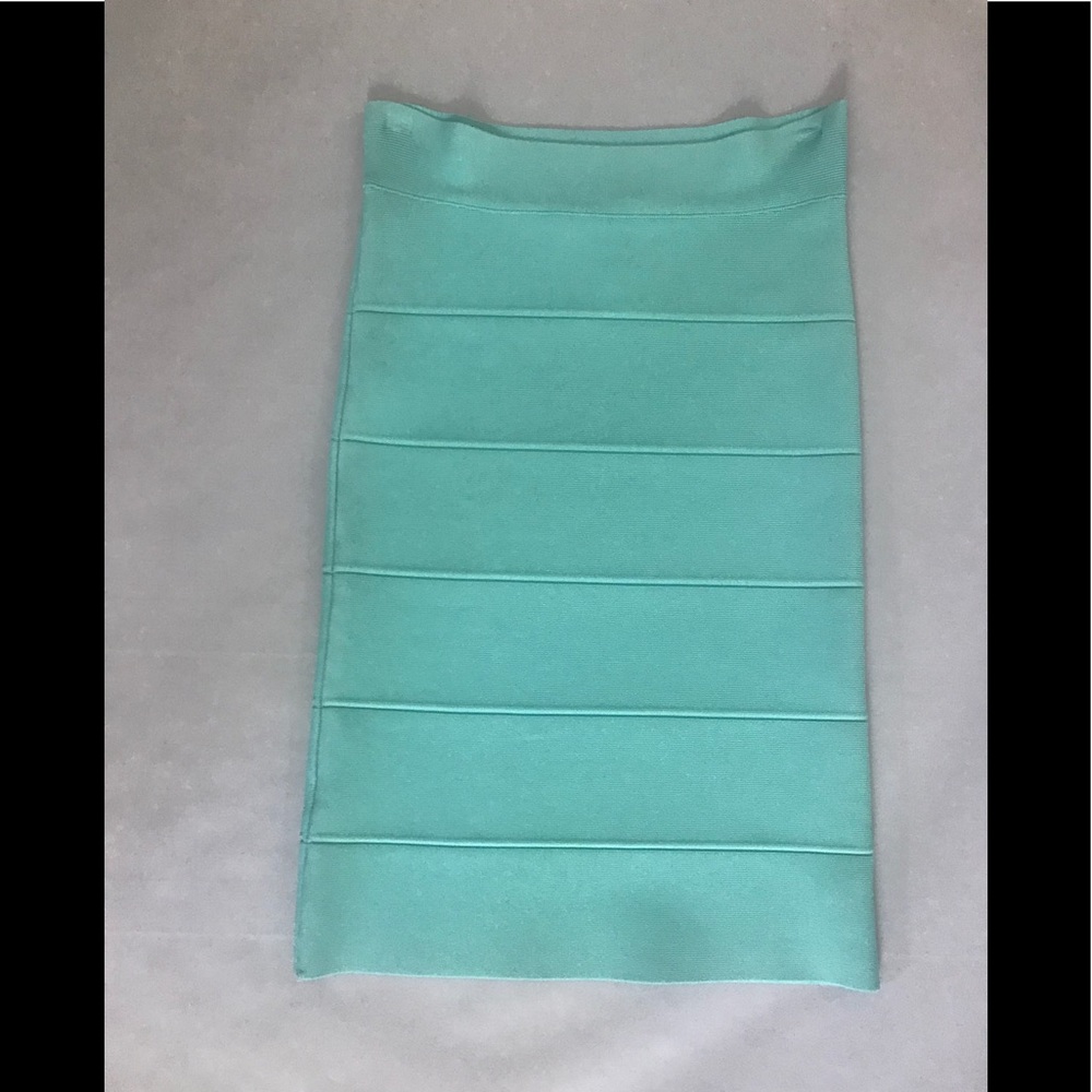 BCBG Maxazria Leger High-waisted Mint Skirt Small